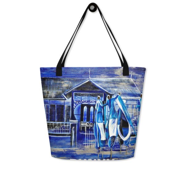 Blue Moko 3AM | Large Tote Bag - Image 6