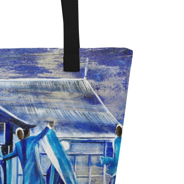 Blue Moko 3AM | Large Tote Bag - Image 4