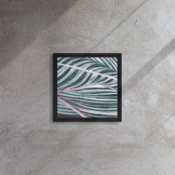 Colour, Lines and Nature BL-B | Framed canvas - Image 11