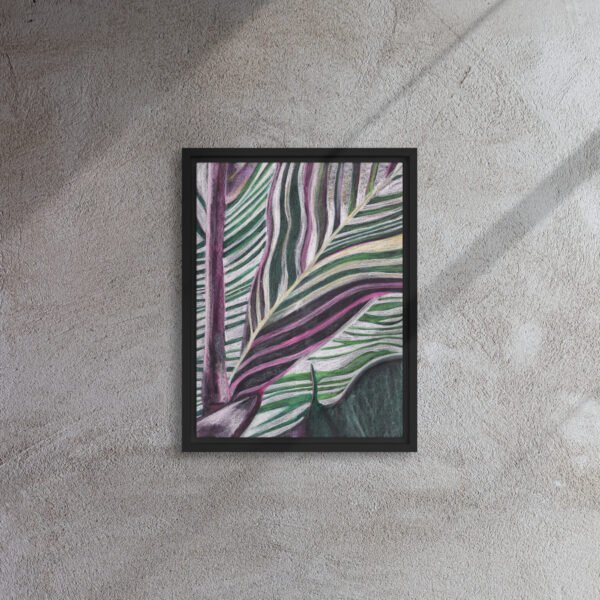 Colour, Lines and Nature TR-B | Framed canvas - Image 2