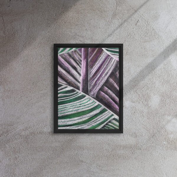 Colour, Lines and Nature TL-B | Framed canvas - Image 5