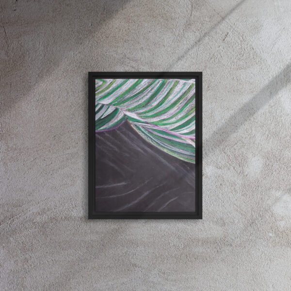 Colour, Lines and Nature BL-A | Framed canvas - Image 17