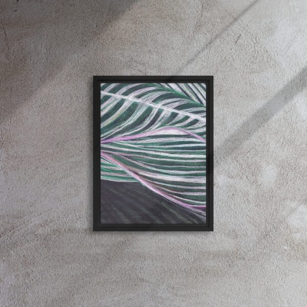 Colour, Lines and Nature BL-B | Framed canvas - Image 13