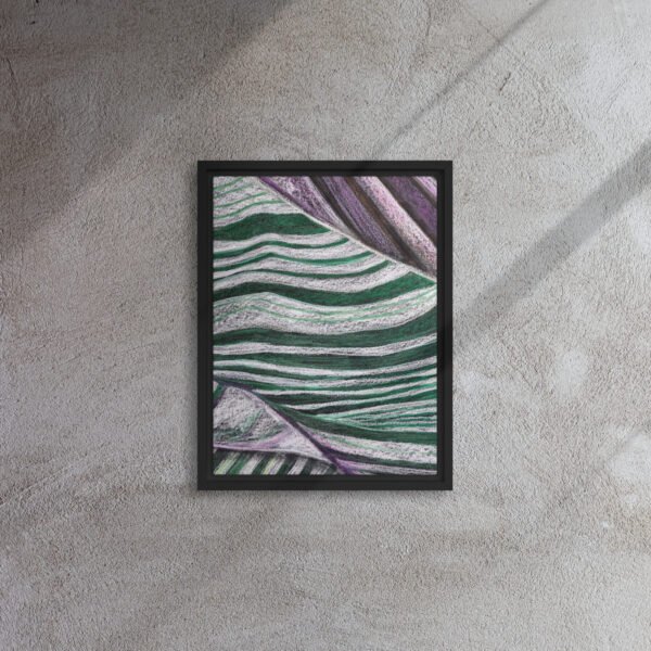 Colour, Lines and Nature TL-A | Framed canvas - Image 30