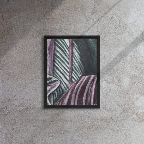 Colour, Lines and Nature BR-B | Framed canvas - Image 8