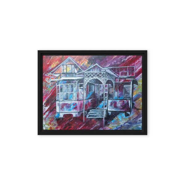 Tunapuna House | Framed canvas - Image 7