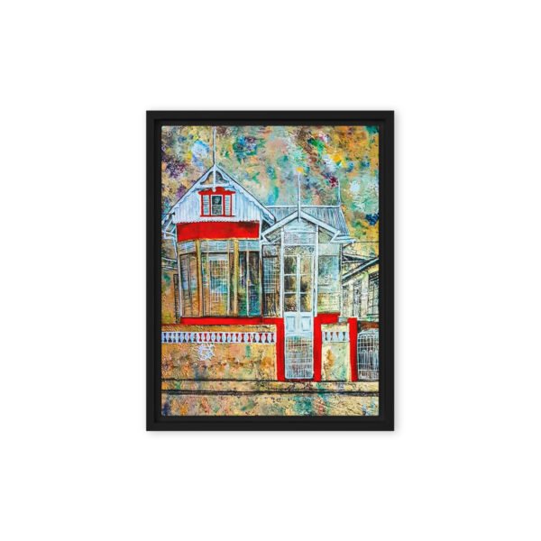 Woodford Street | Framed canvas - Image 2