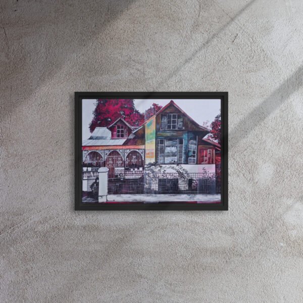 Saint Joseph Red | Framed canvas - Image 5