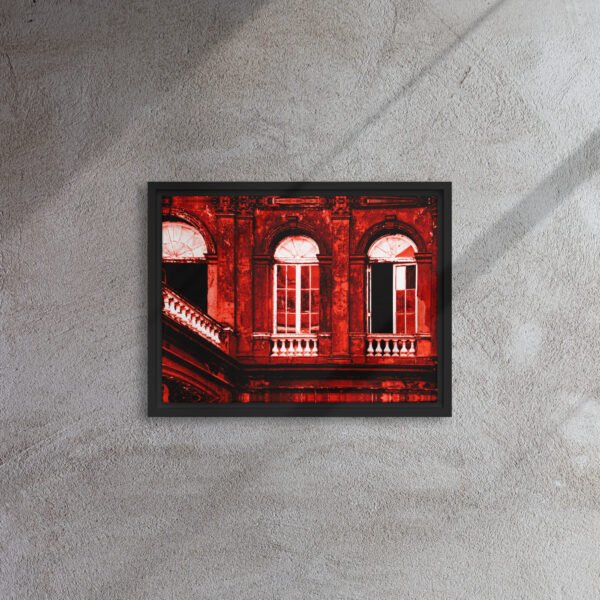 Red House P4 - Framed Canvas Print - Image 3