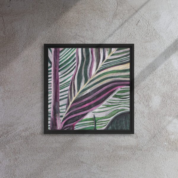 Colour, Lines and Nature TR-B | Framed canvas - Image 19