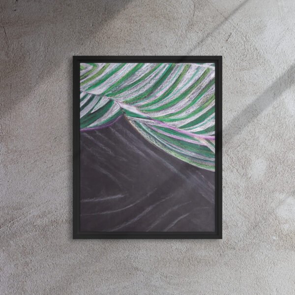 Colour, Lines and Nature BL-A | Framed canvas - Image 2