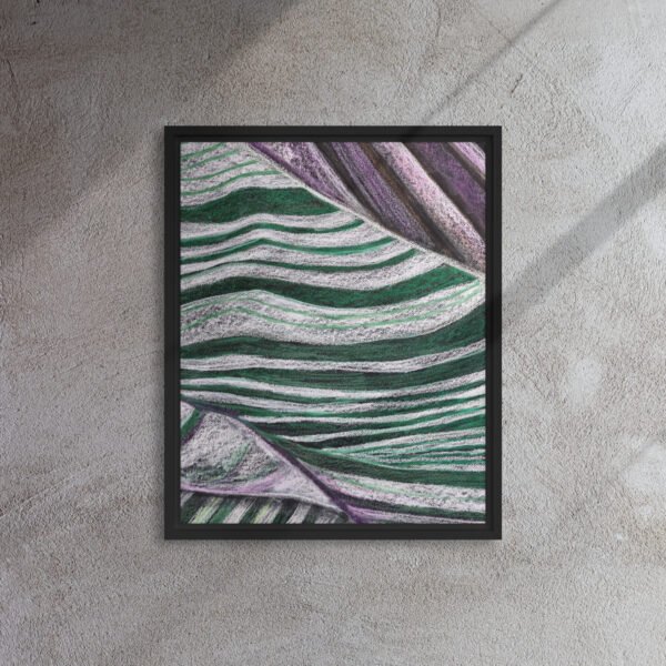 Colour, Lines and Nature TL-A | Framed canvas - Image 25