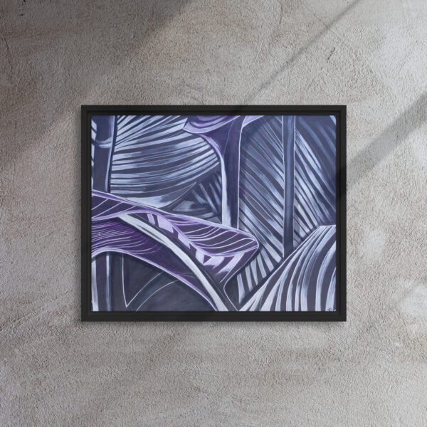 Lines and Nature B | Framed canvas - Image 10