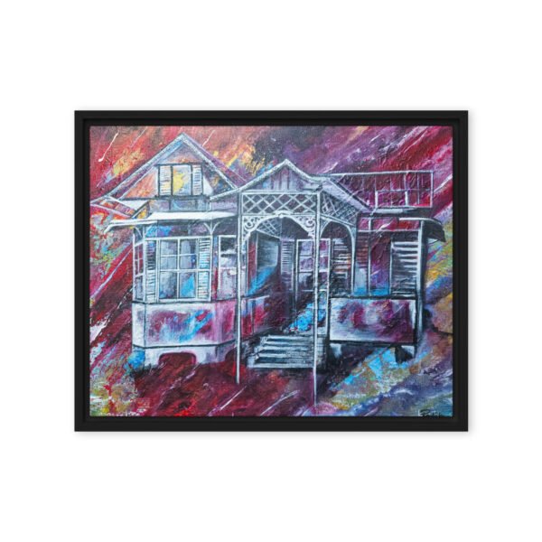 Tunapuna House | Framed canvas - Image 8