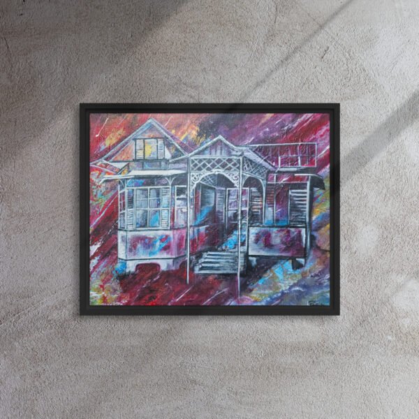 Tunapuna House | Framed canvas - Image 9