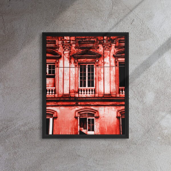 Red House P2 - Framed Canvas Print - Image 6