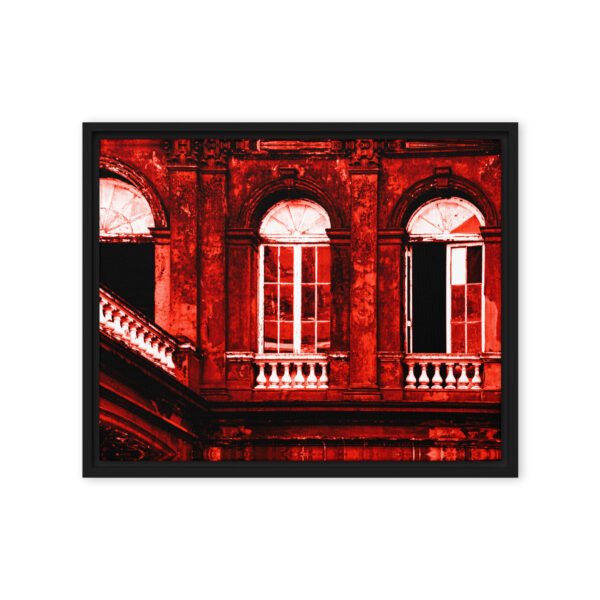 Red House P4 - Framed Canvas Print - Image 4