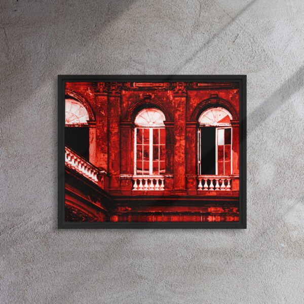 Red House P4 - Framed Canvas Print - Image 5
