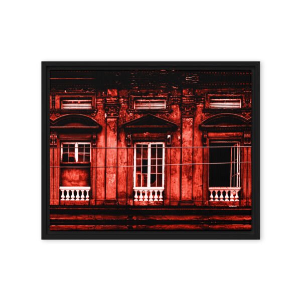 Red House P1 - Framed Canvas Print - Image 5