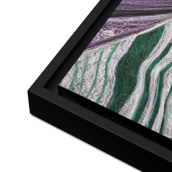 Colour, Lines and Nature TL-A | Framed canvas - Image 3