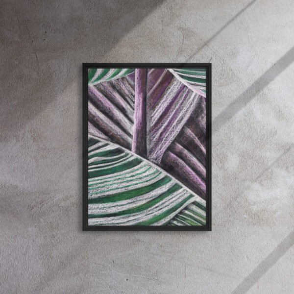 Colour, Lines and Nature TL-B | Framed canvas - Image 8