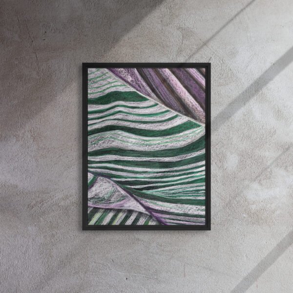 Colour, Lines and Nature TL-A | Framed canvas - Image 32