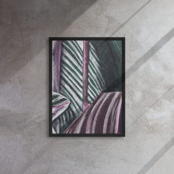 Colour, Lines and Nature BR-B | Framed canvas - Image 11