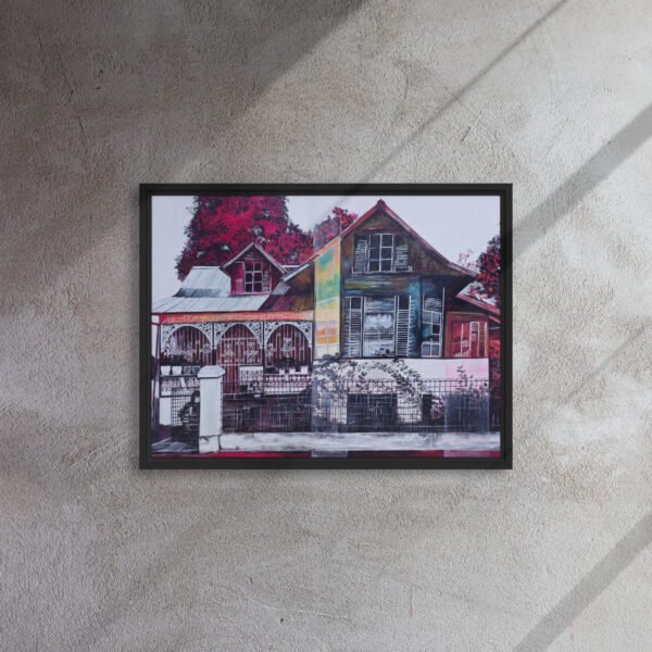 Saint Joseph Red | Framed canvas - Image 10