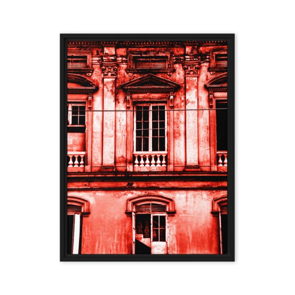 Red House P2 - Framed Canvas Print - Image 8