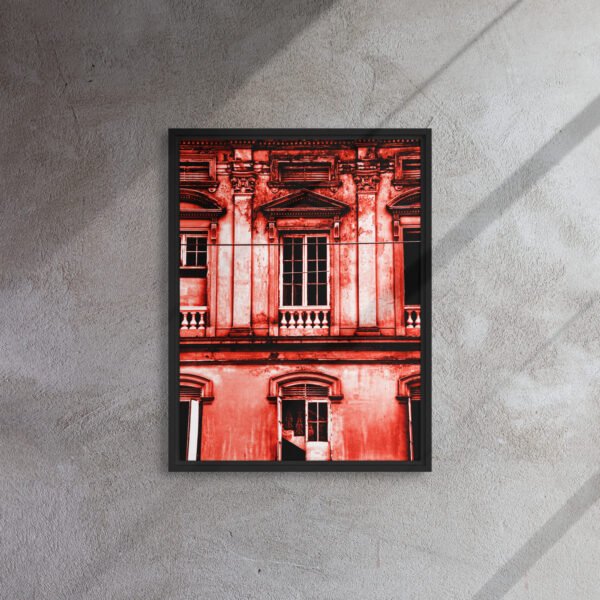 Red House P2 - Framed Canvas Print - Image 9