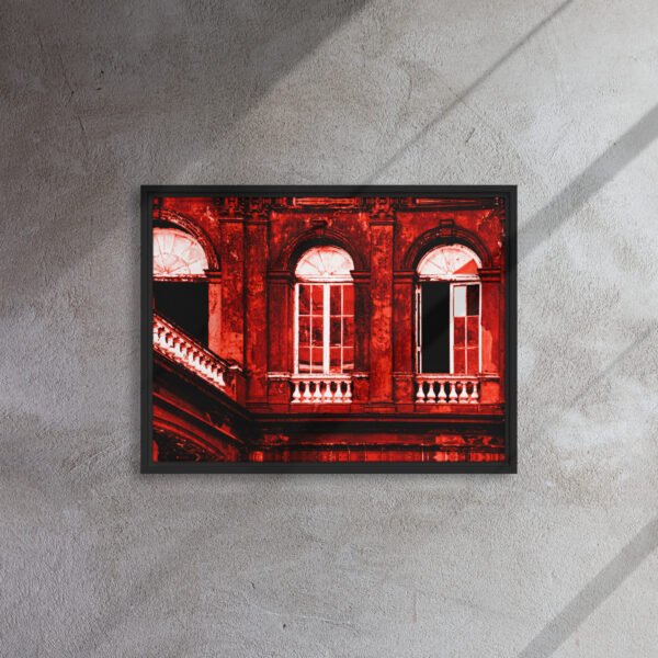 Red House P4 - Framed Canvas Print - Image 7
