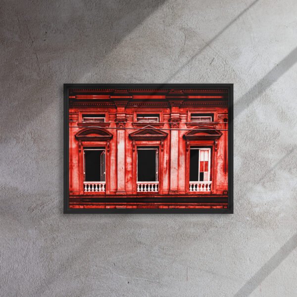 Red House P3 - Framed Canvas Print - Image 6