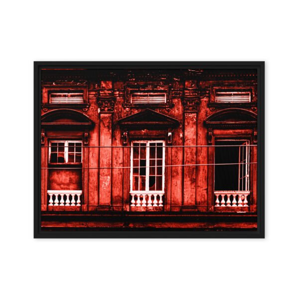 Red House P1 - Framed Canvas Print - Image 6