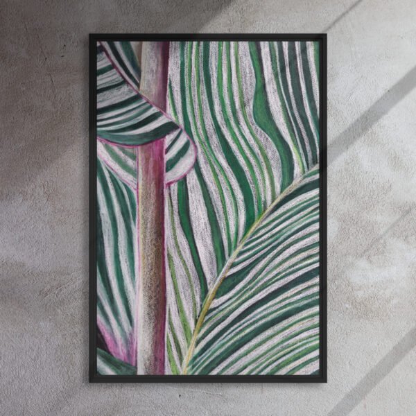 Colour, Lines and Nature TR-A | Framed canvas