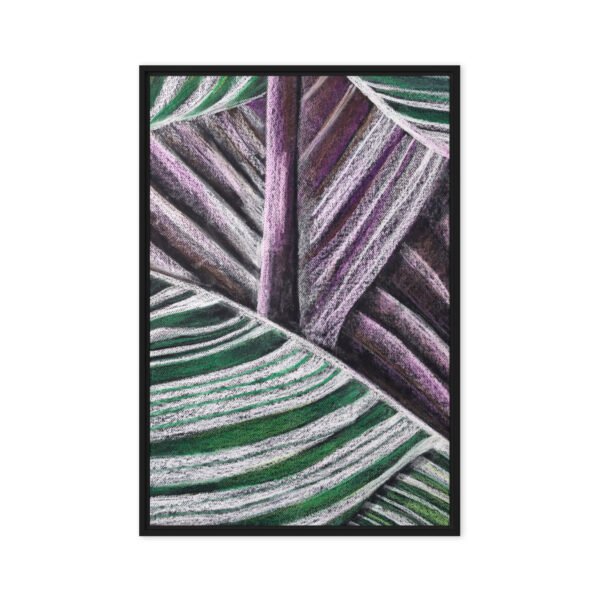 Colour, Lines and Nature TL-B | Framed canvas - Image 9
