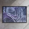 Lines and Nature B | Framed canvas