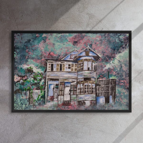 Corsbie House | Framed canvas