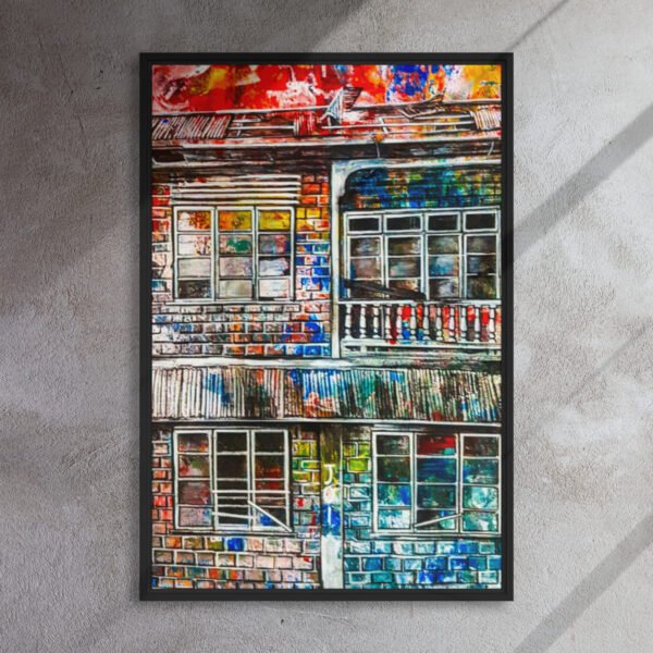 Sangre Grande | Framed canvas