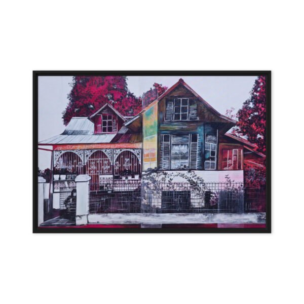 Saint Joseph Red | Framed canvas - Image 11