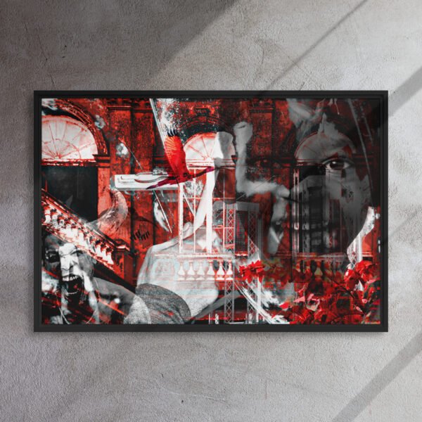 Patriot Red | Framed canvas prints | Limited Edition (5)