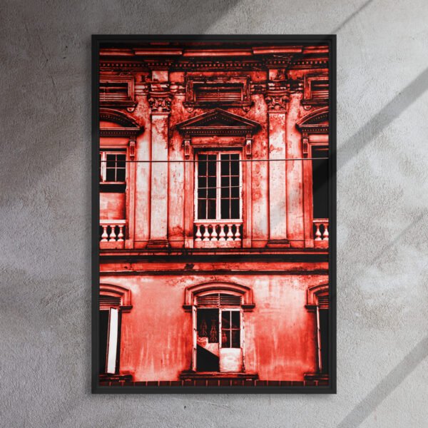 Red House P2 - Framed Canvas Print - Image 11