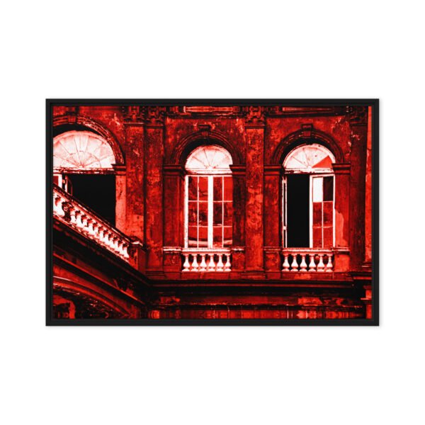 Red House P4 - Framed Canvas Print - Image 8