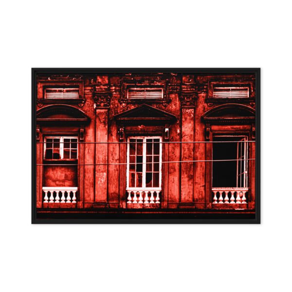 Red House P1 - Framed Canvas Print - Image 9
