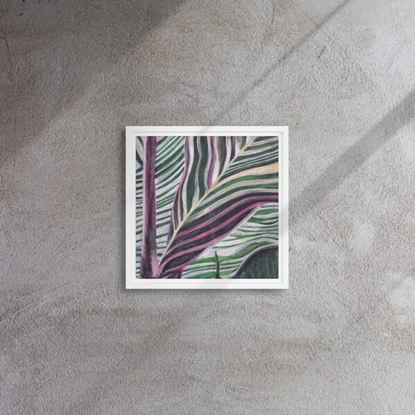 Colour, Lines and Nature TR-B | Framed canvas - Image 5