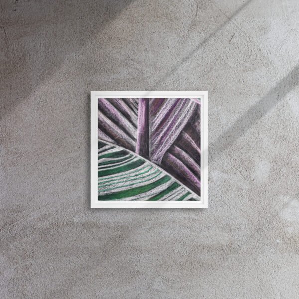 Colour, Lines and Nature TL-B | Framed canvas - Image 12