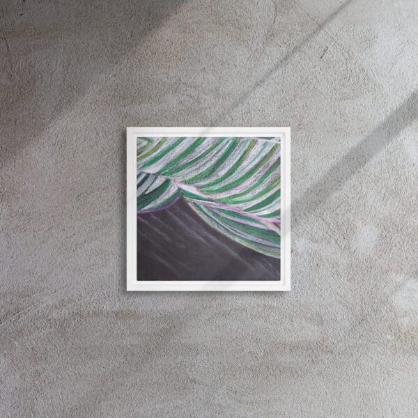 Colour, Lines and Nature BL-A | Framed canvas - Image 5