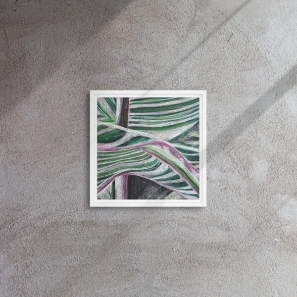 Colour, Lines and Nature BR-A | Framed canvas - Image 3