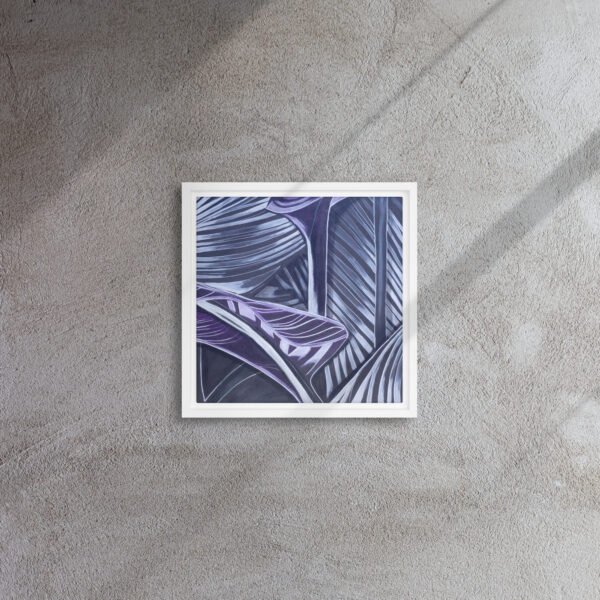 Lines and Nature B | Framed canvas - Image 2