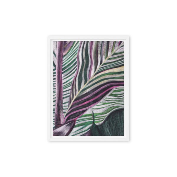 Colour, Lines and Nature TR-B | Framed canvas - Image 6