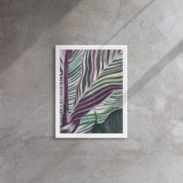 Colour, Lines and Nature TR-B | Framed canvas - Image 7